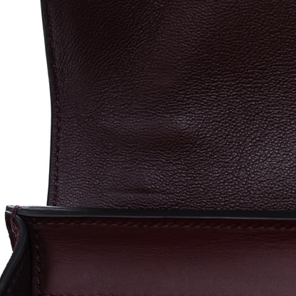Celine Smooth Calfskin Suede Medium Trapeze Burgundy 7 of 10