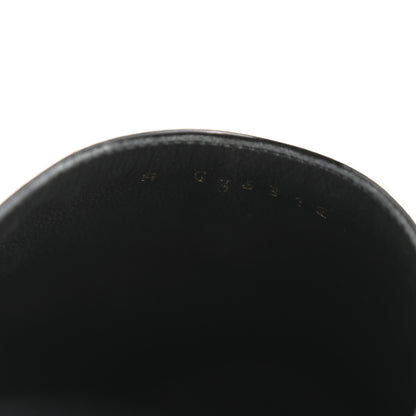 Chanel Lambskin Patent Pearl Chain Charm CC Mules 37 Black 9 of 10
