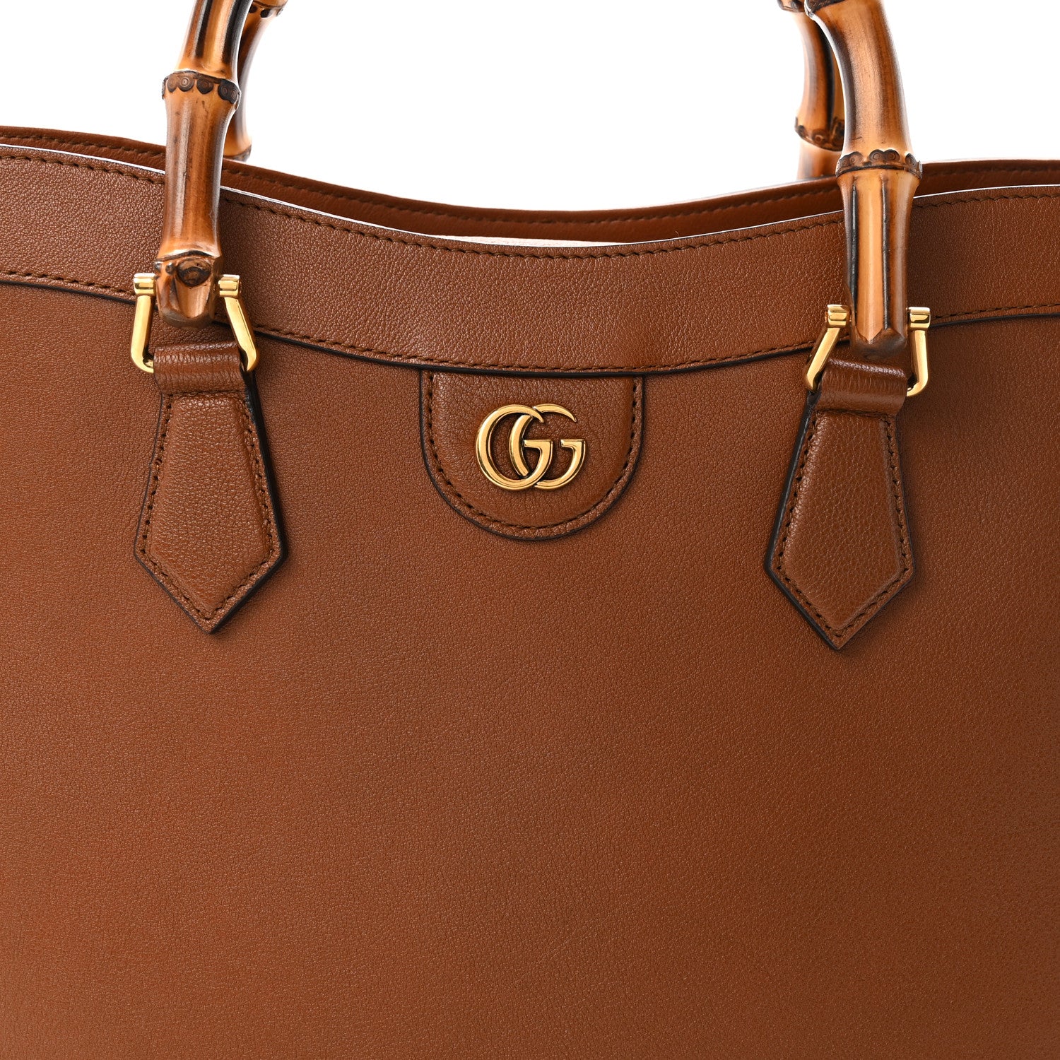 Gucci Wonka Grain Calfskin Medium Diana Tote Bag Cuir 9 of 12