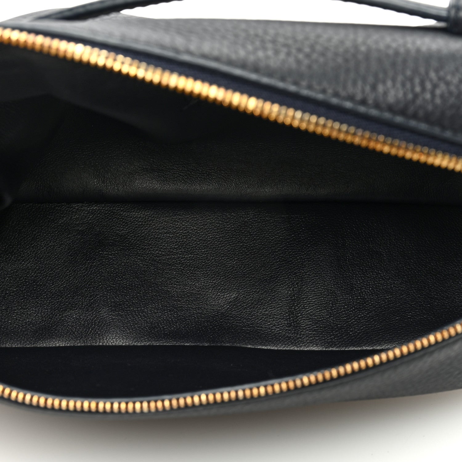 Loro Piana Grained Calfskin L19 Extra Pocket Pouch Navy 5 of 9