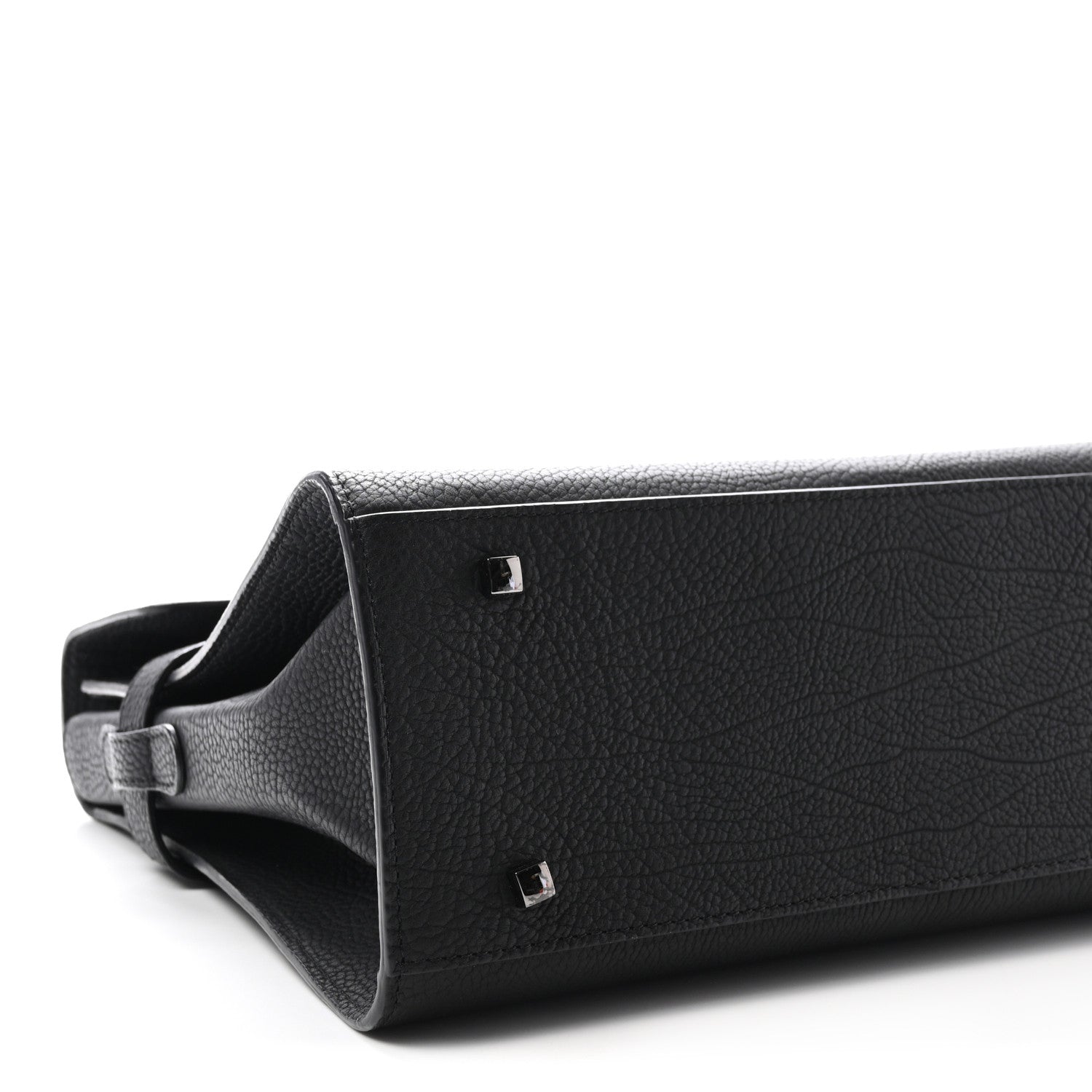 Delvaux Crispy Calfskin GM Tempete Satchel Black 4 of 10