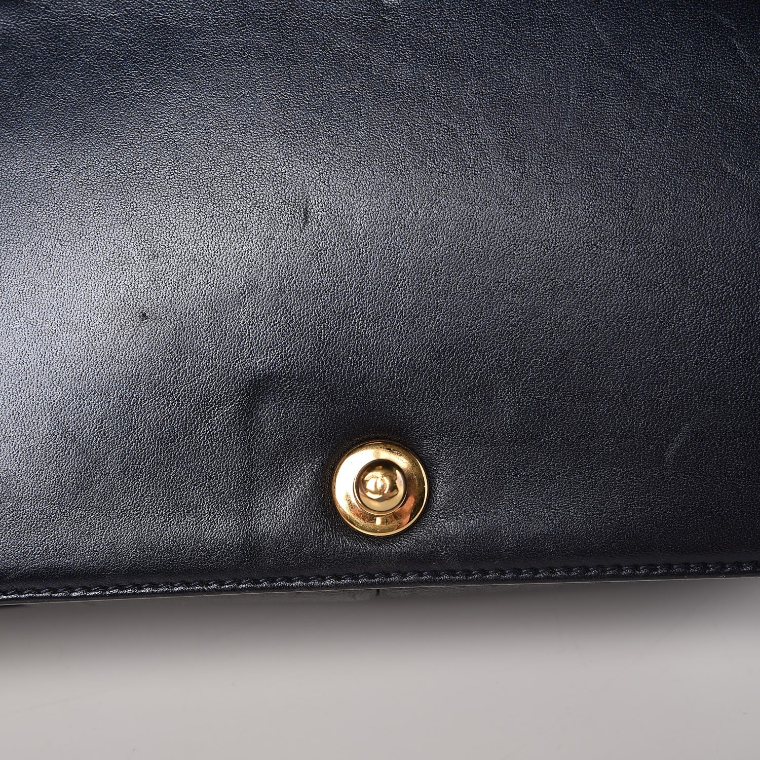 Chanel Lambskin Embossed Medium Boy Cube Flap Navy 10 of 13