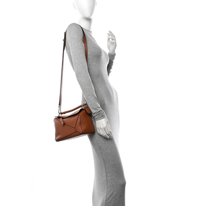 Loewe Calfskin Small Puzzle Bag Tan 2 of 10