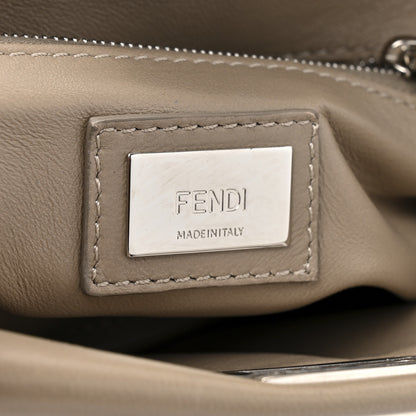 Fendi Nappa Mini Peekaboo Iconic Satchel Tortora 7 of 15