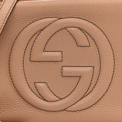Gucci Pebbled Calfskin Small Soho Disco Bag Rose Beige 9 of 11