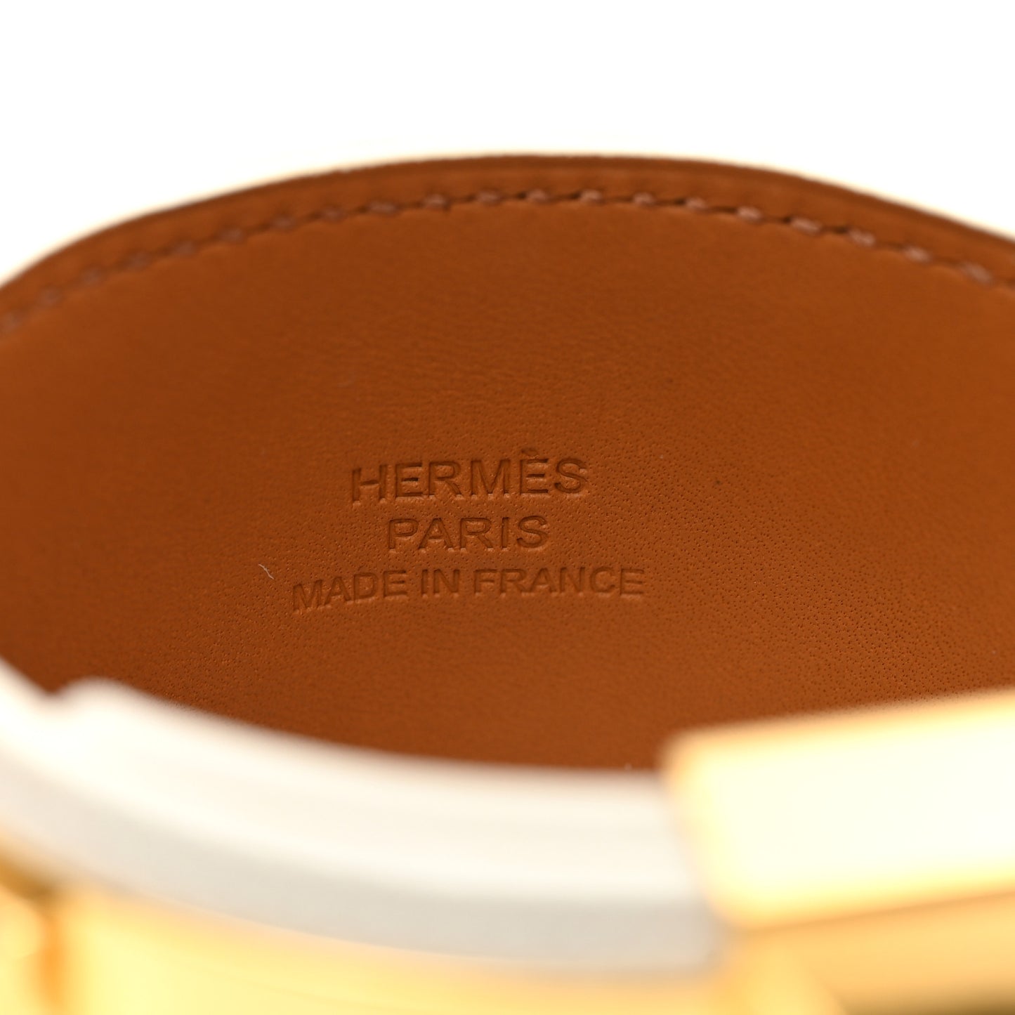 Epsom Collier De Chien CDC Bracelet S White