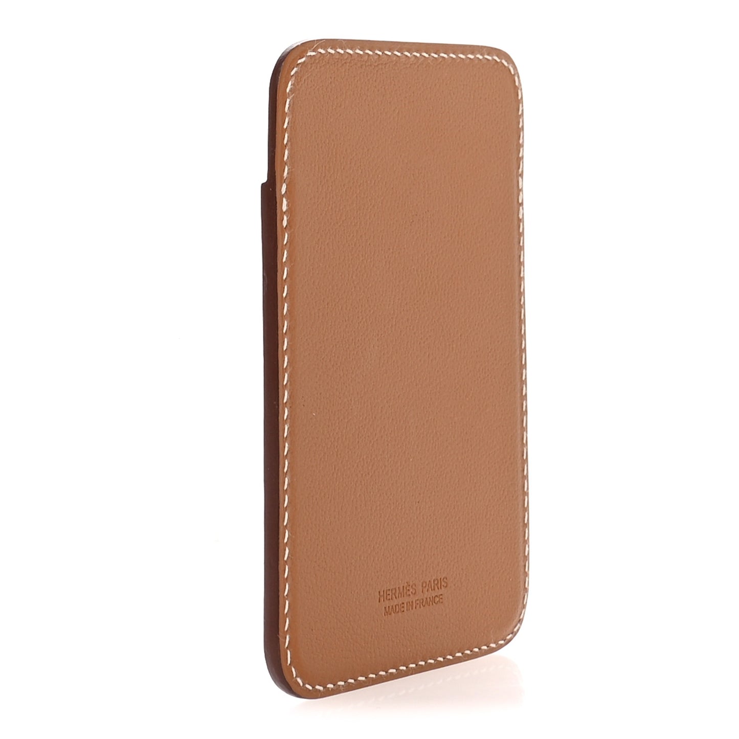 Swift Stitched Faubourg MagSafe Card Holder Gold Bleu De France Orange
