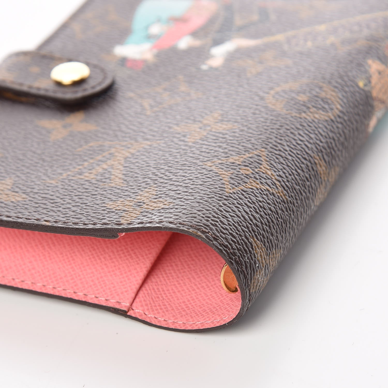 Louis Vuitton Monogram Illustre Small Ring Agenda Rose 10 of 10