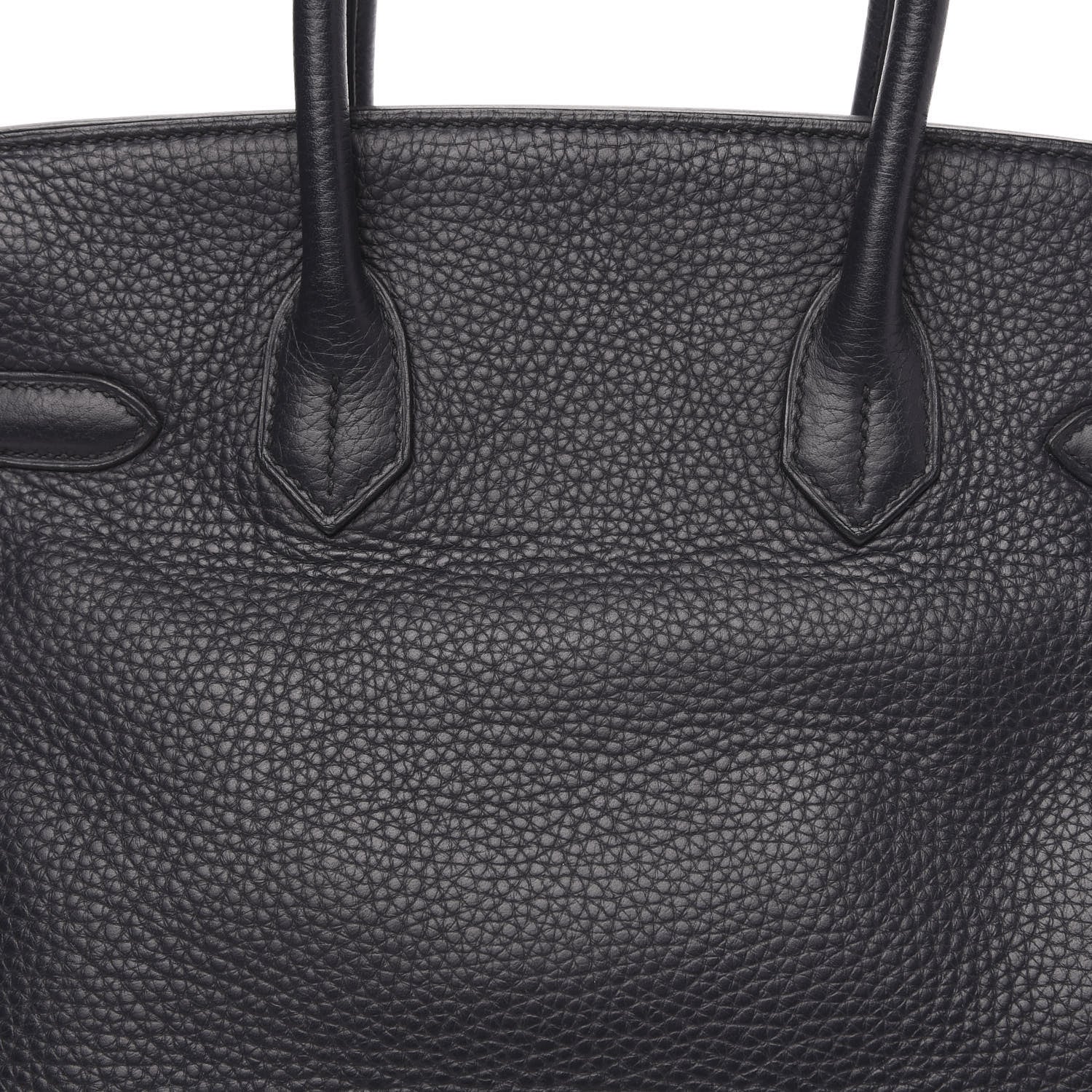 Hermes Taurillon Clemence Birkin 30 Bleu Nuit 13 of 13