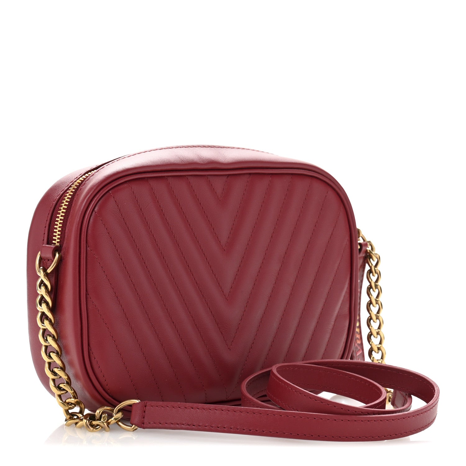 Louis Vuitton Calfskin New Wave Camera Bag Red 3 of 11
