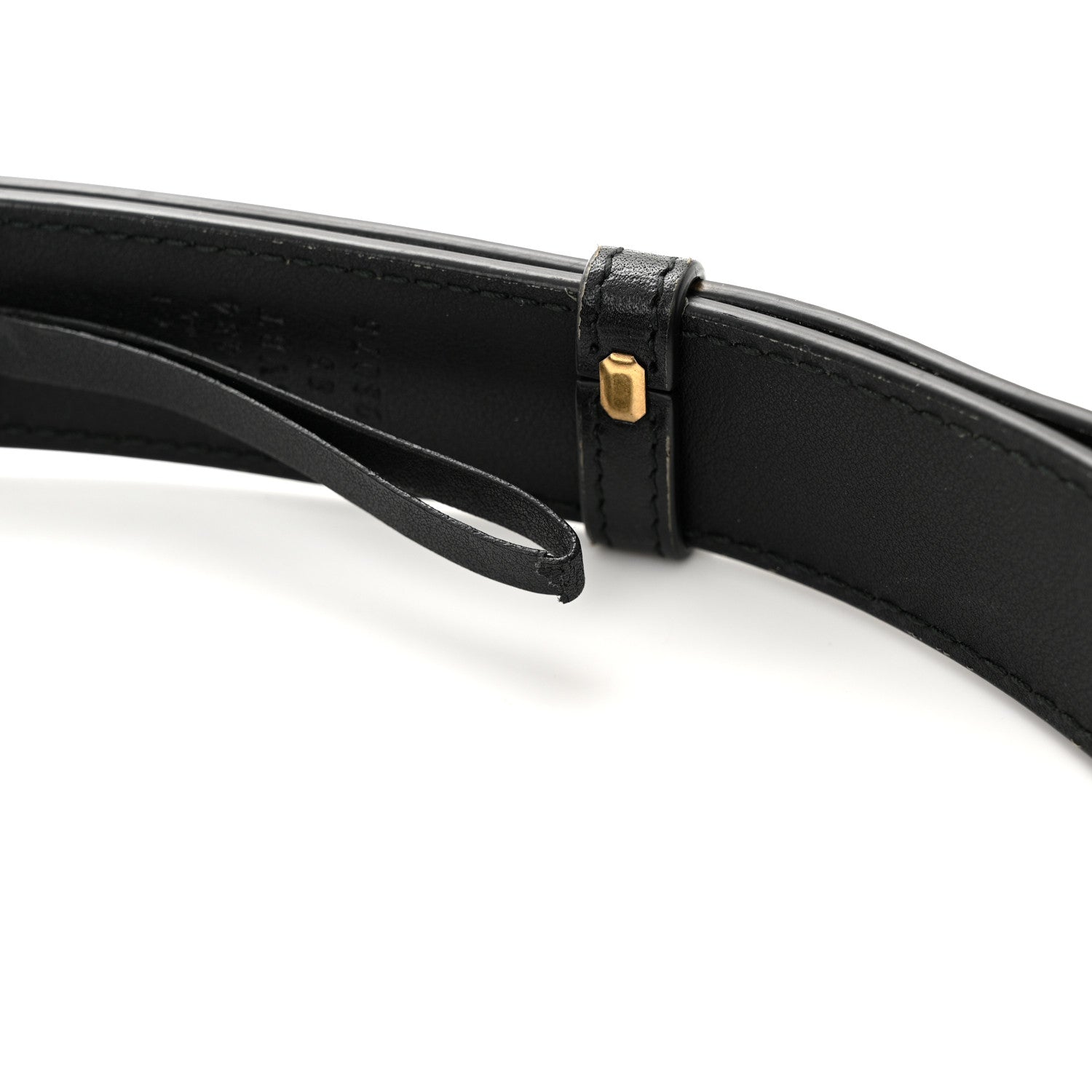 Gucci Calfskin Matelasse GG Marmont Belt Bag 85 34 Black 11 of 14