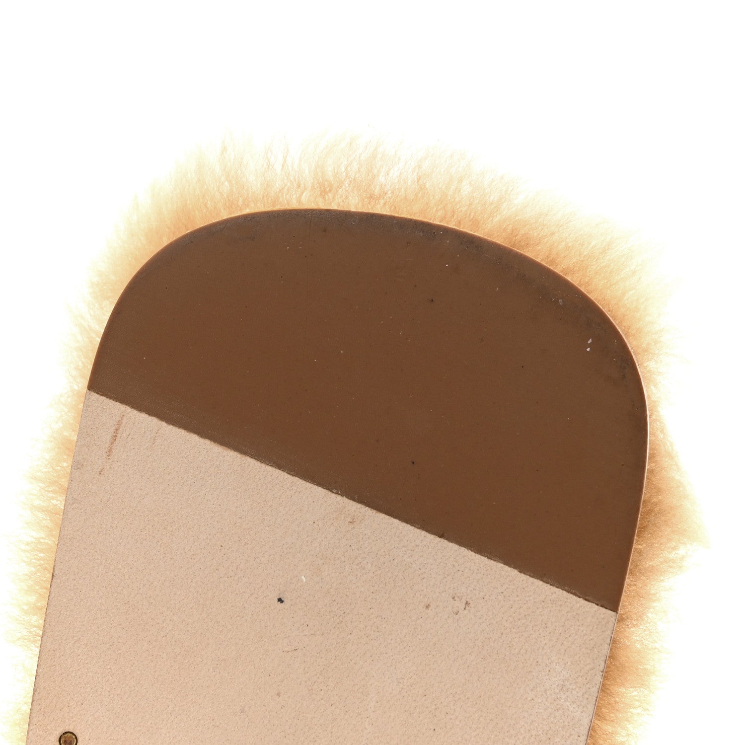 Hermes Woolskin Oran Sandals 38.5 Beige Argile 8 of 9