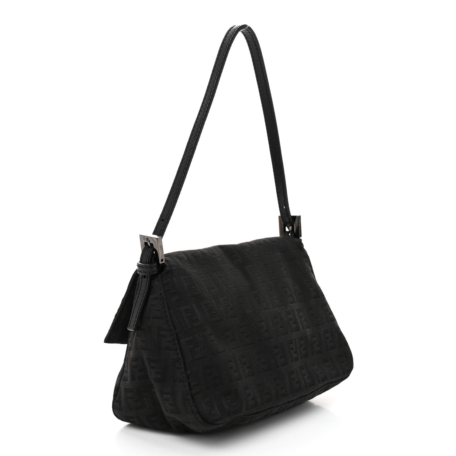 Fendi Zucchino Mini Mama Baguette Black 3 of 10