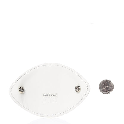 Gucci Calfskin Embellished Ace Eye Patch White 2 of 4