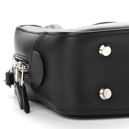 Balenciaga Shiny Day Calfskin XS Triangle Square Bag Black 8 of 8