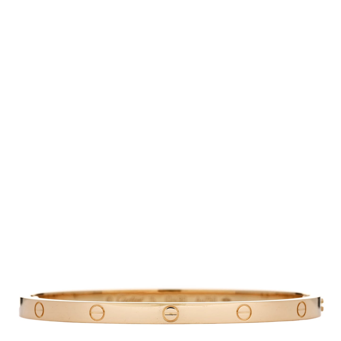 18K Yellow Gold Small LOVE Bracelet 15