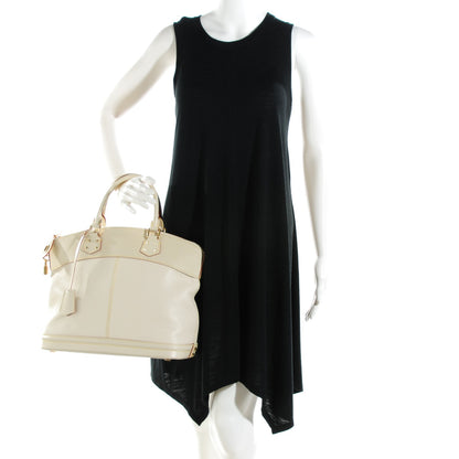 Louis Vuitton Suhali Lockit MM White 2 of 9