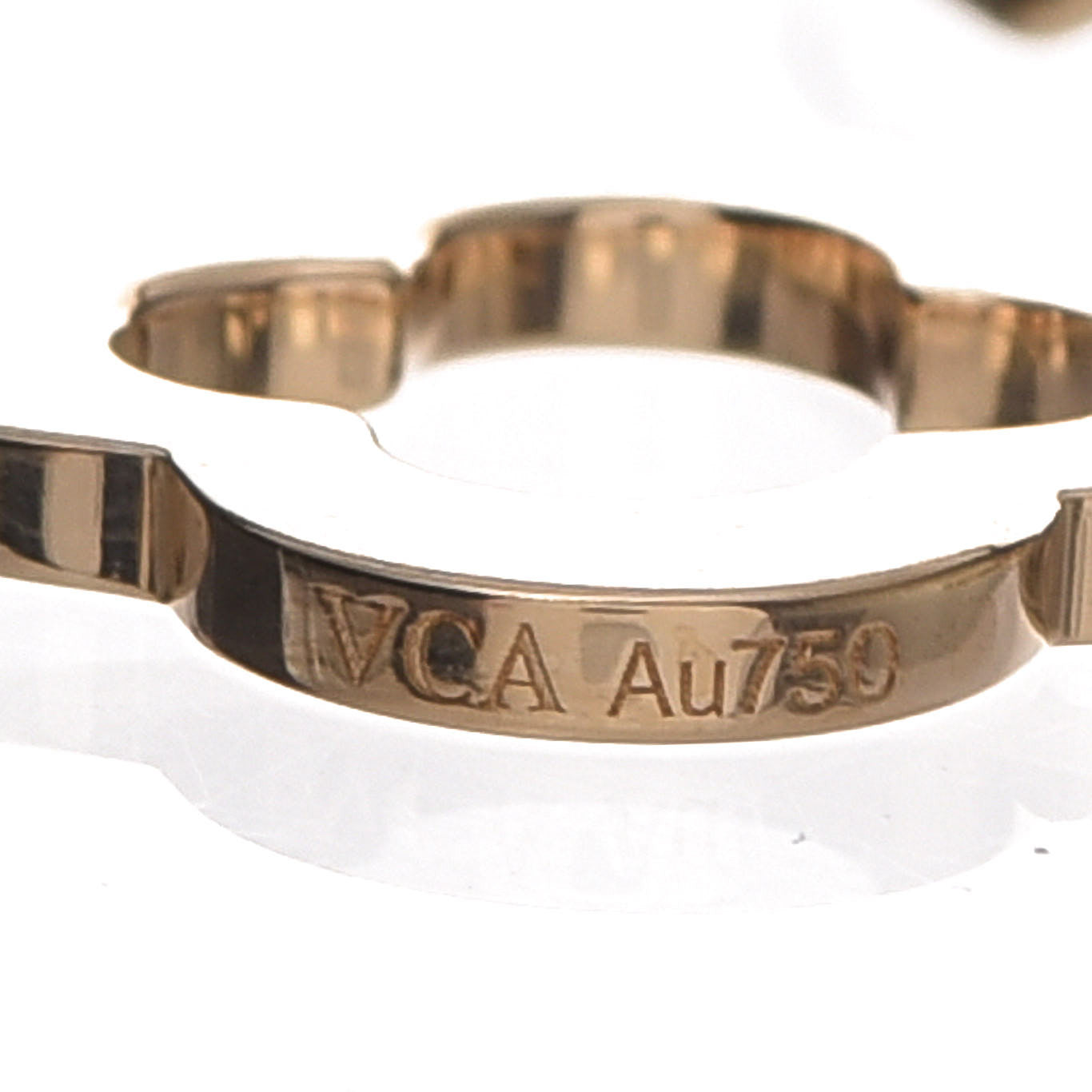 18K Yellow Gold 3 Motifs Byzantine Alhambra Bracelet
