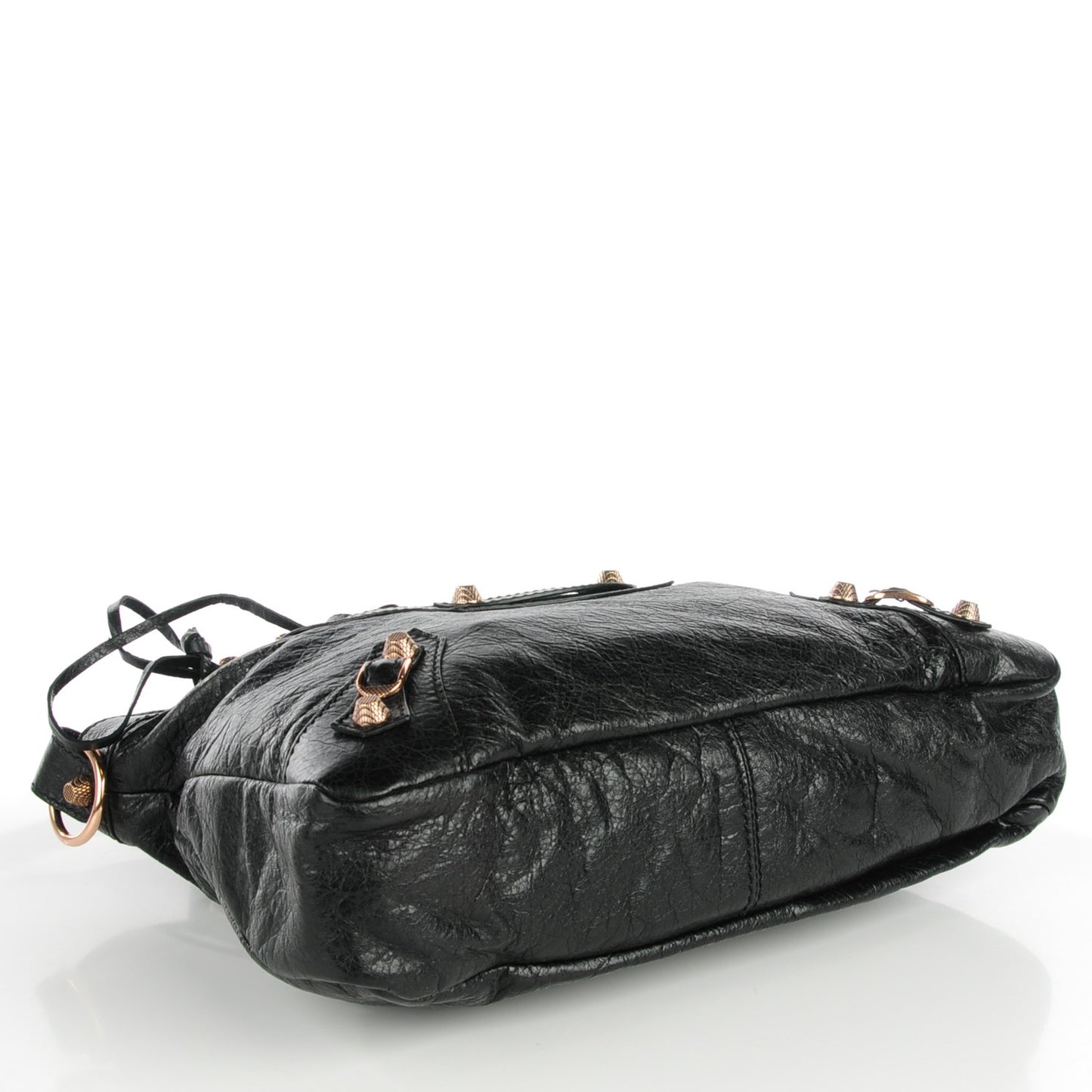 Agneau Giant 12 Rose Gold Hardware Town Black