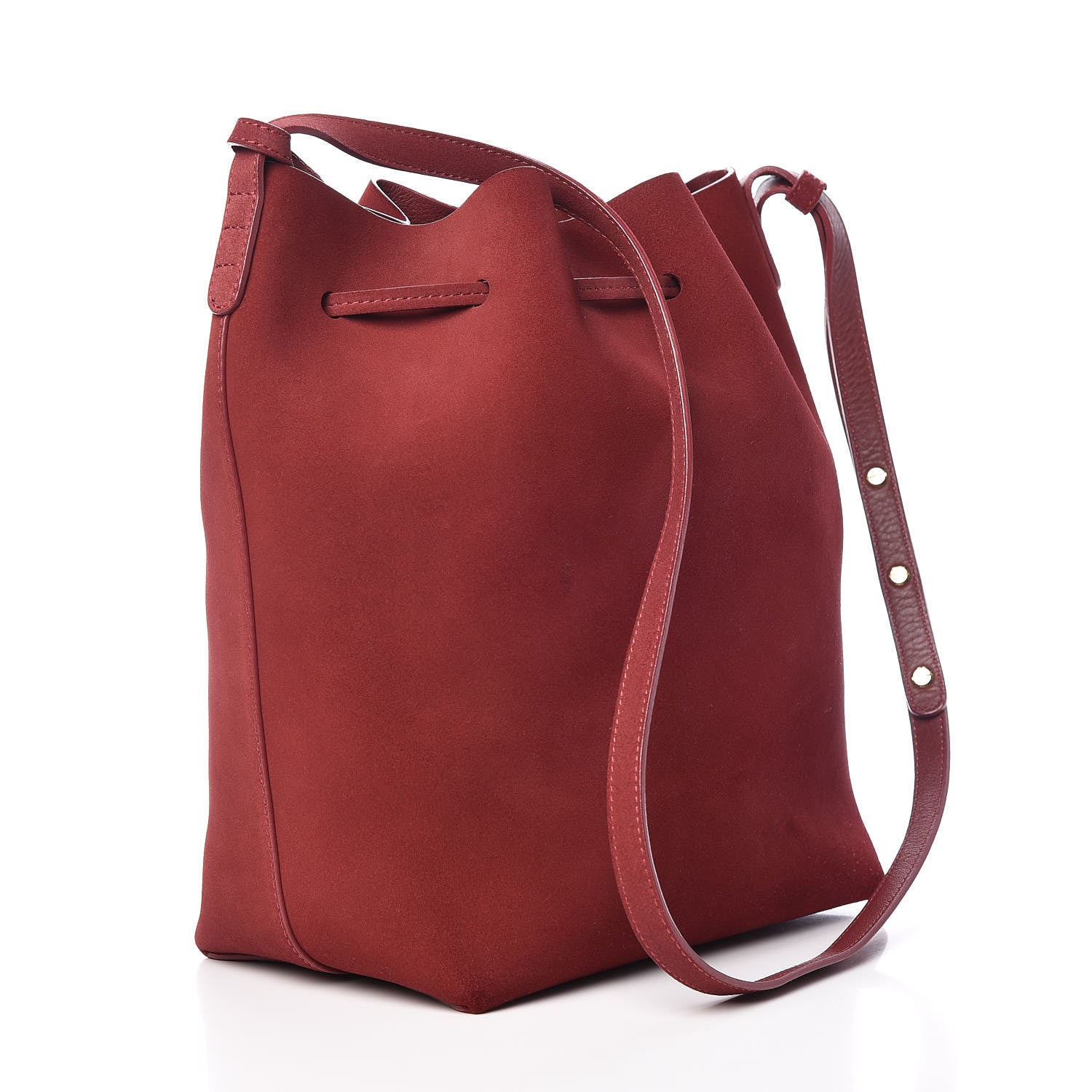 Mansur Gavriel Suede Bucket Bag Rococo 5 of 14