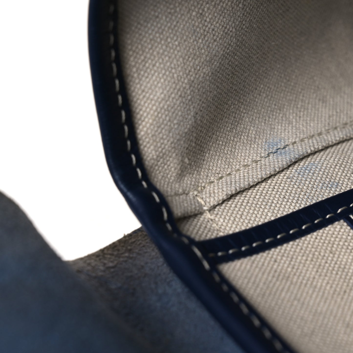 Goyardine Steamer PM Navy Blue