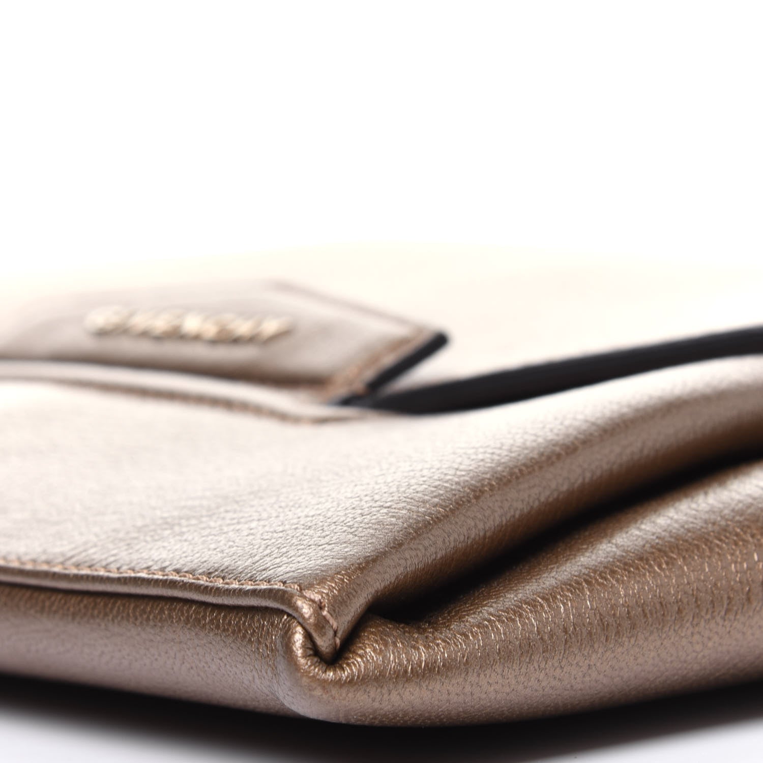 Givenchy Sugar Goatskin Medium Antigona Envelope Clutch Old Gold 10 of 11