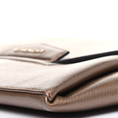Givenchy Sugar Goatskin Medium Antigona Envelope Clutch Old Gold 10 of 11