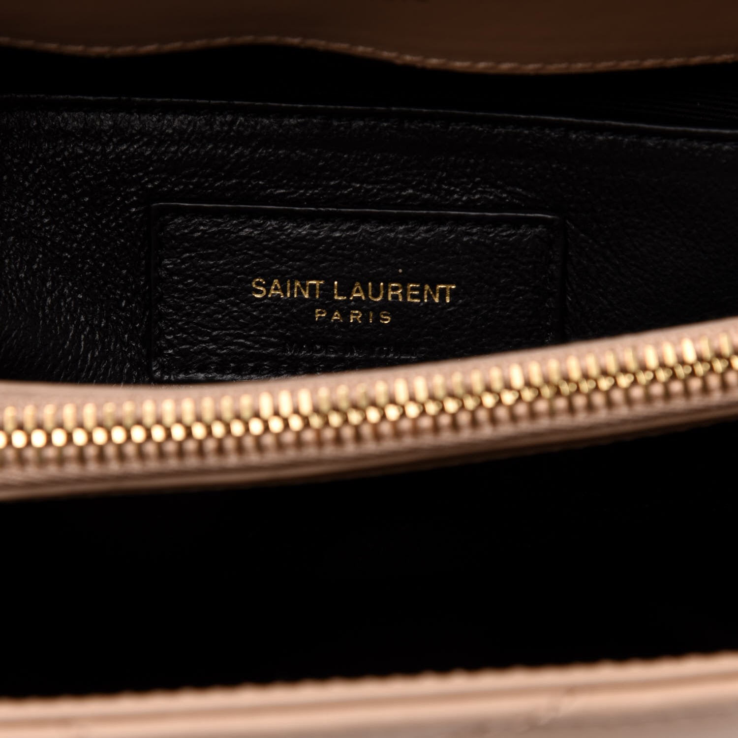 Saint Laurent Calfskin Y Quilted Monogram Small Loulou Chain Satchel Dark Beige 7 of 12
