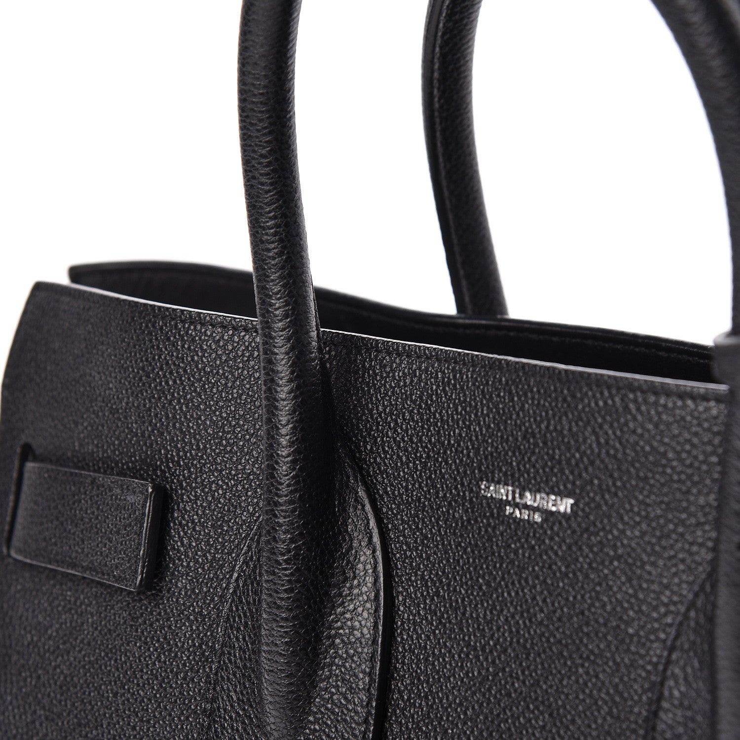 Saint Laurent Grained Calfskin Small Sac De Jour Black 11 of 11