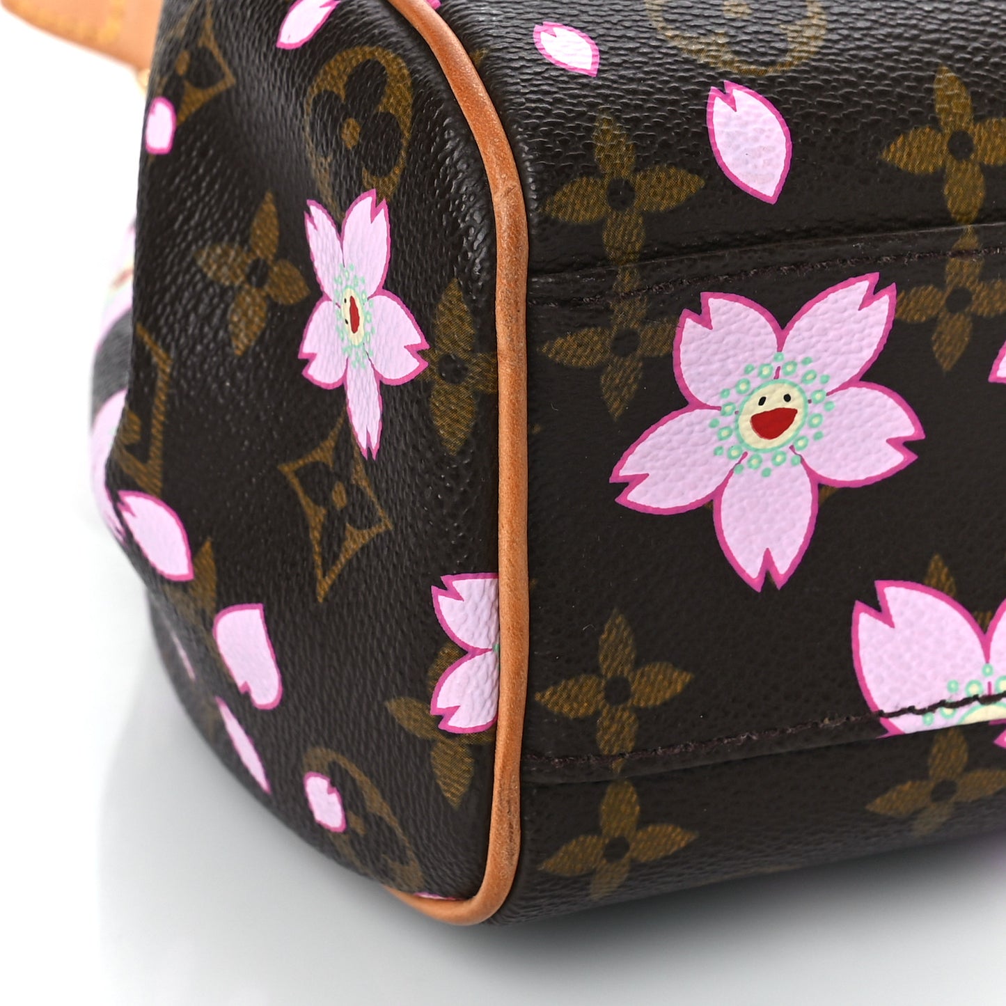 Monogram Cherry Blossom Sac Retro Bag Brown