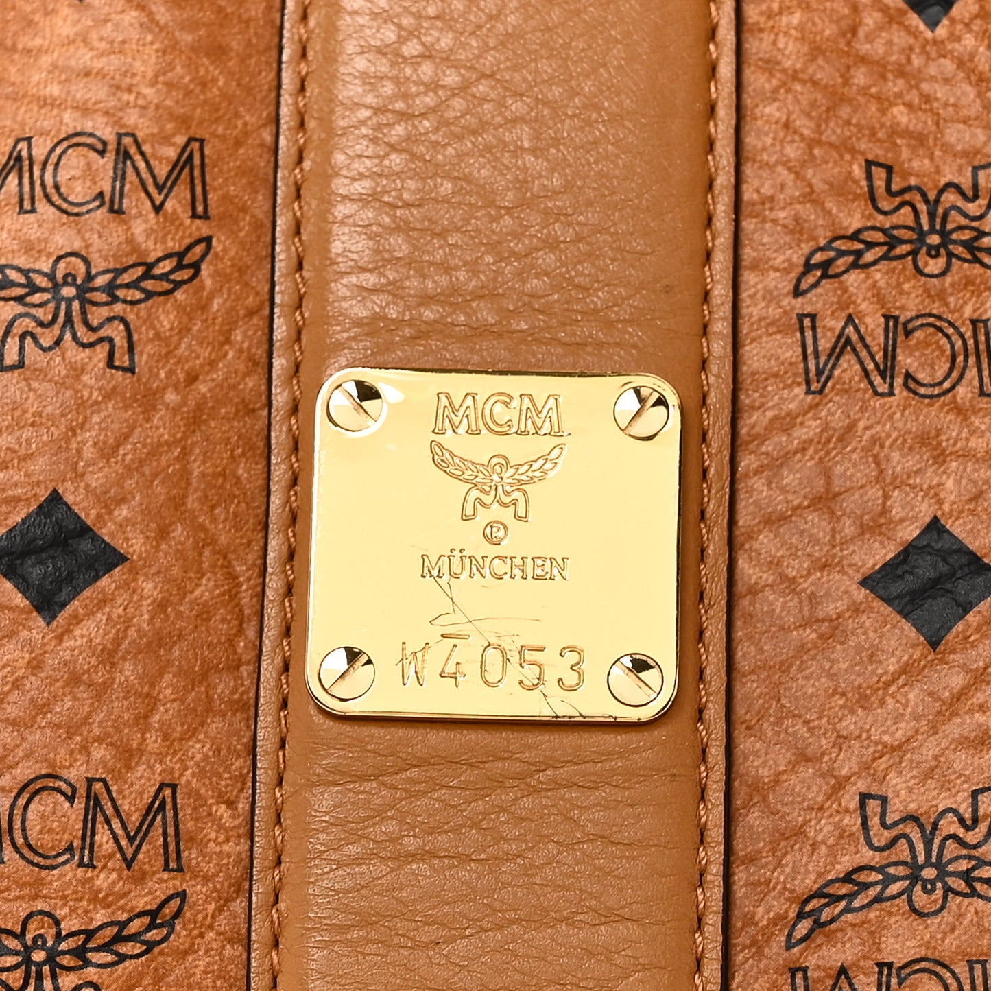 Visetos Medium Liz Reversible Shopper Tote Cognac