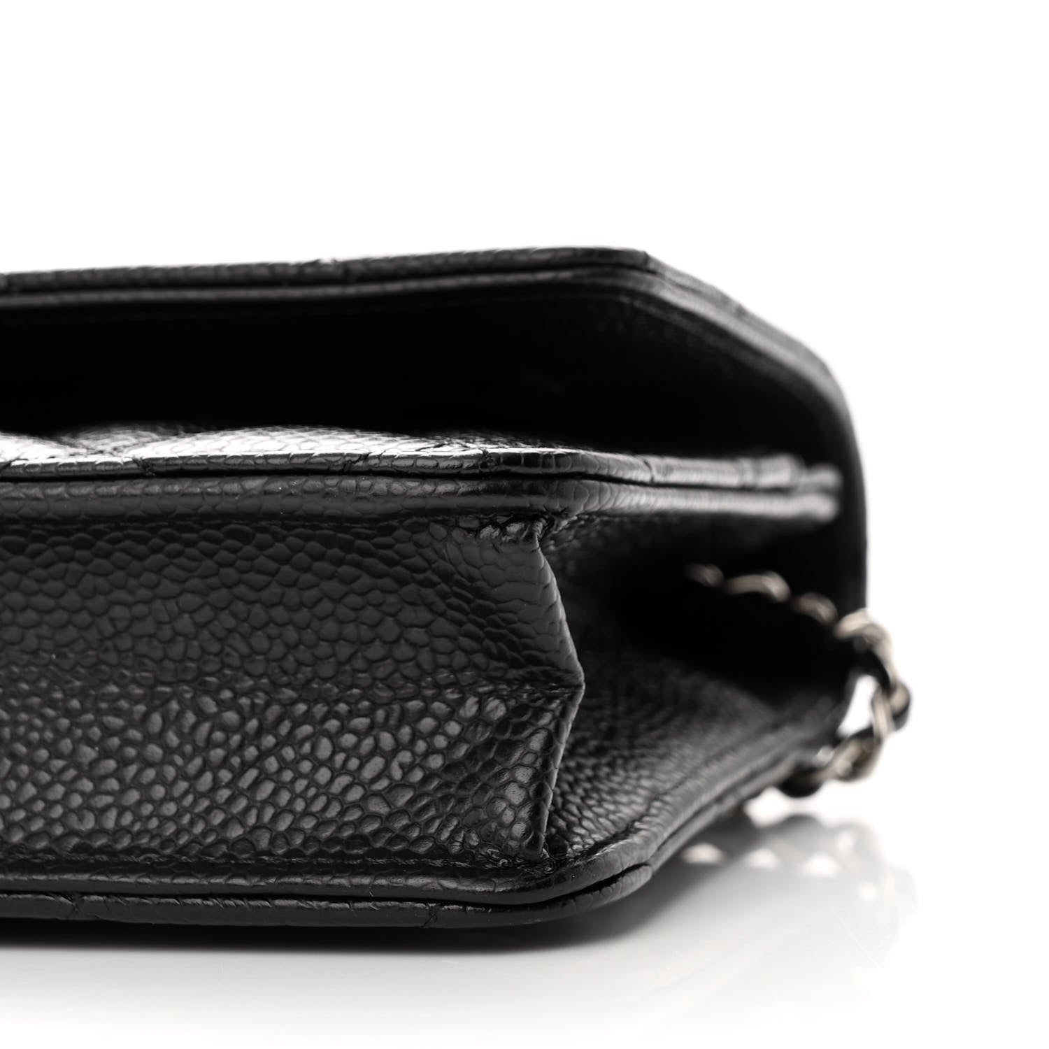 Chanel Caviar Quilted Wallet on Chain WOC Black 11 of 12