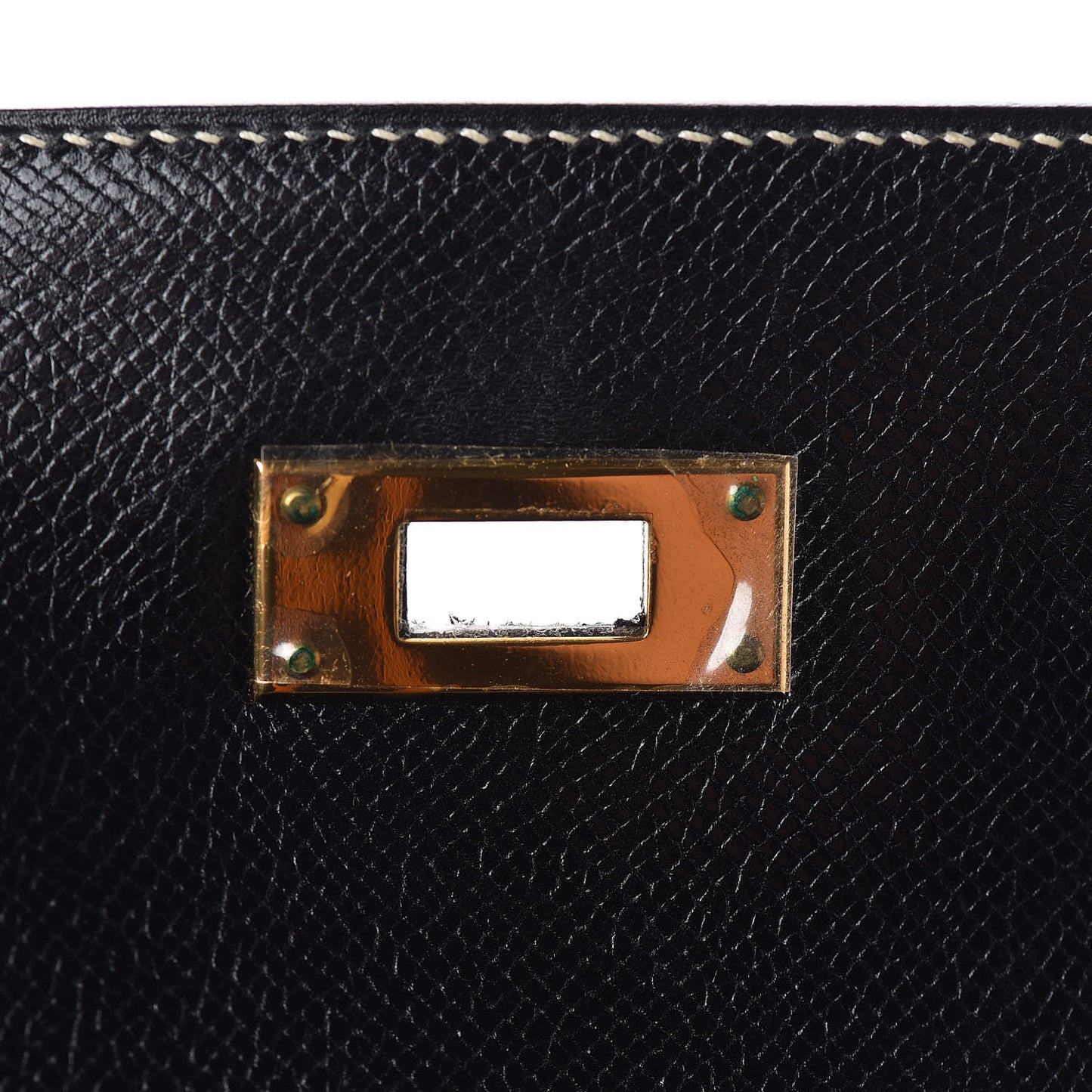 Veau Grain Lisse Kelly Sellier 32 Black
