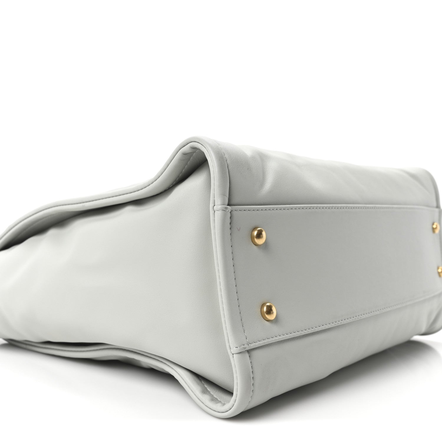Chanel Calfskin Small Deauville Tote Light Grey 10 of 11