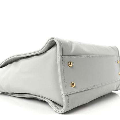 Chanel Calfskin Small Deauville Tote Light Grey 10 of 11