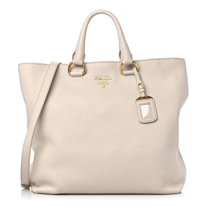 Prada Vitello Daino Tote Talco 1 of 13