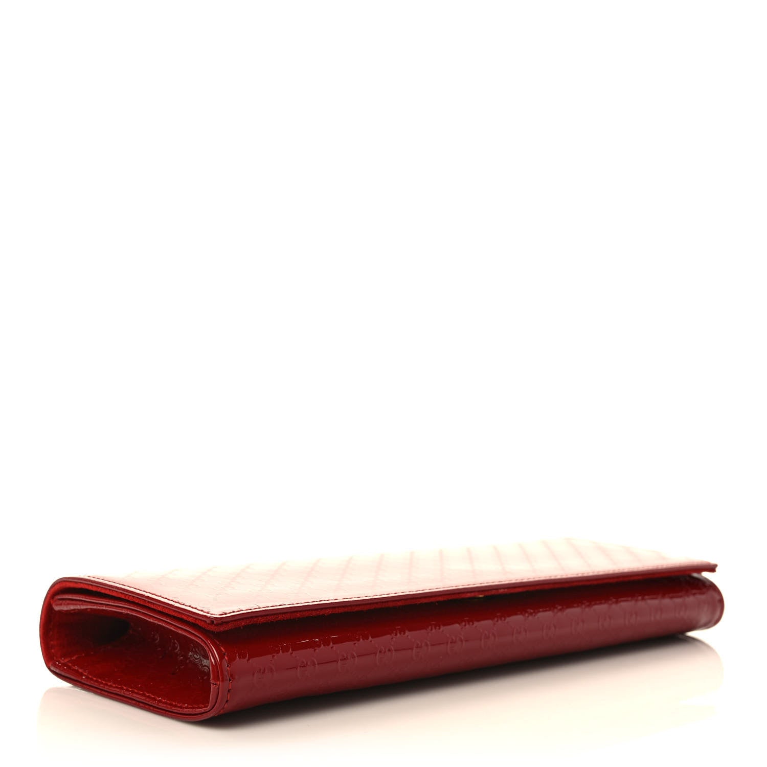 Gucci Patent Microguccissima Small Broadway Clutch Red 4 of 7