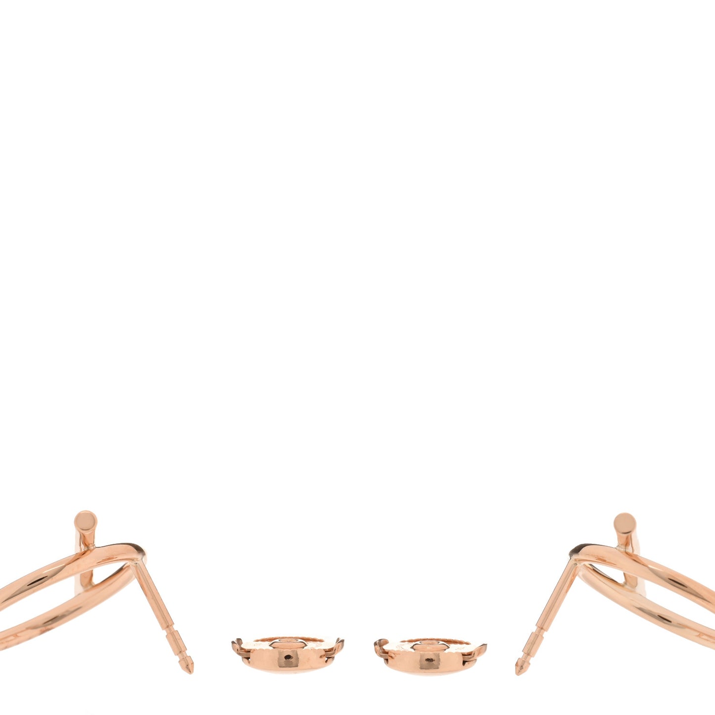 18K Rose Gold MM Echappee Earrings