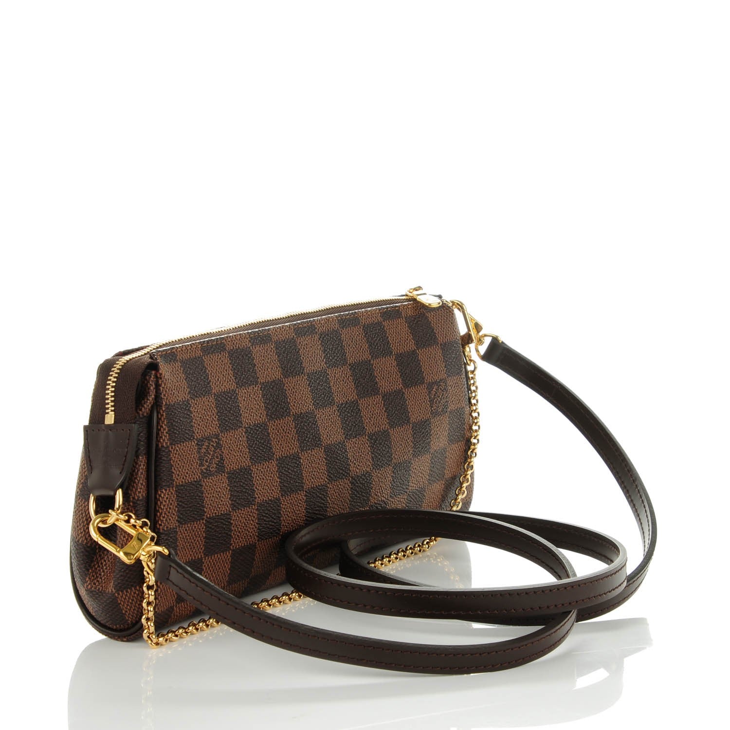 Louis Vuitton Damier Ebene Eva Clutch 3 of 7