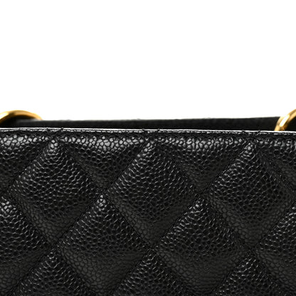 Chanel Caviar Quilted Grand Shopping Tote GST Black 8 of 10