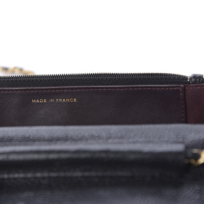 Chanel Caviar Quilted Wallet On Chain WOC Black 9 of 11