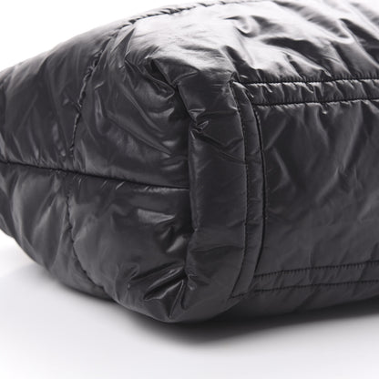 Chanel Nylon Quilted Large Coco Cocoon Tote Black 8 of 9