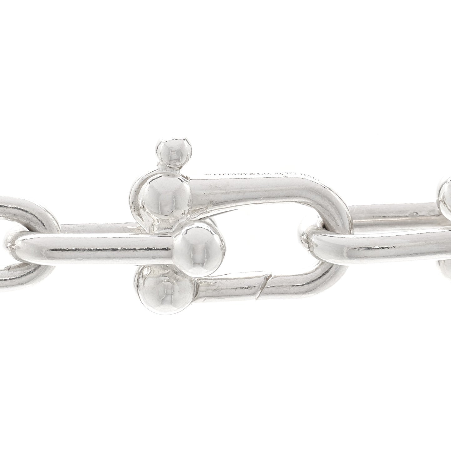 Sterling Silver HardWear Graduated Link Necklace