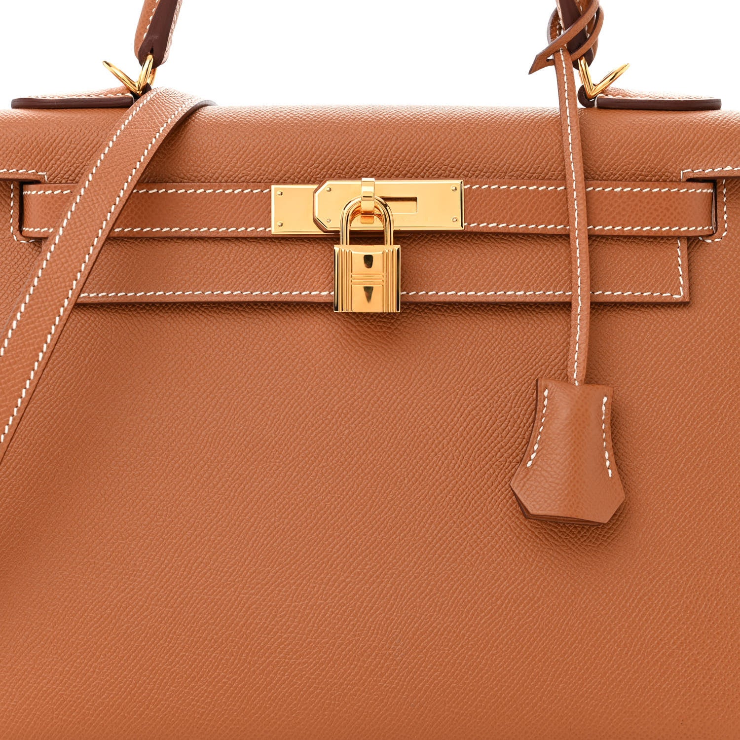 Hermes Epsom Kelly Sellier 28 Gold 8 of 13