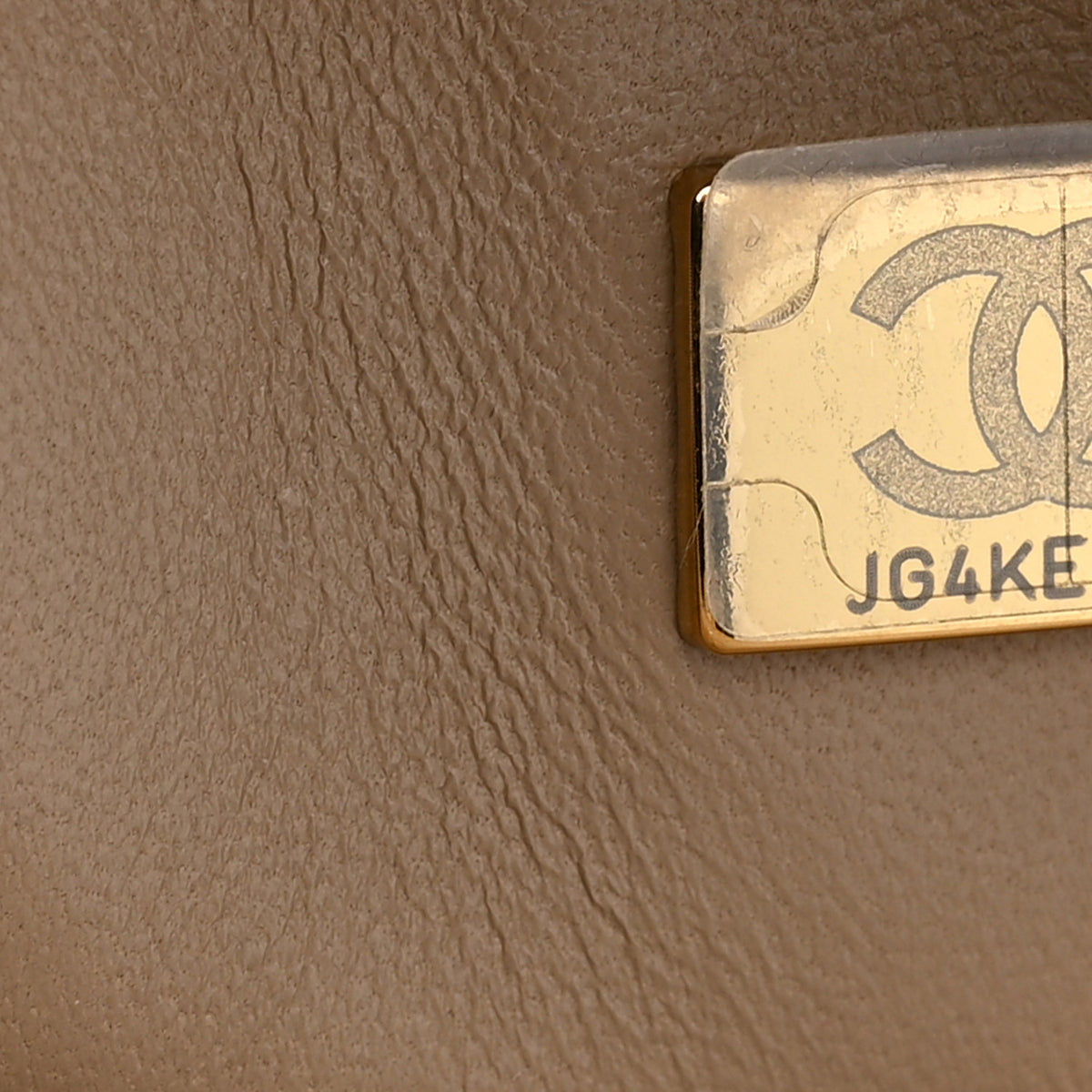 Chanel Caviar Quilted Medium Double Flap Dark Beige 7 of 11