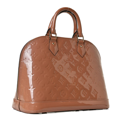 Louis Vuitton Vernis Alma PM Rose Velours 3 of 13