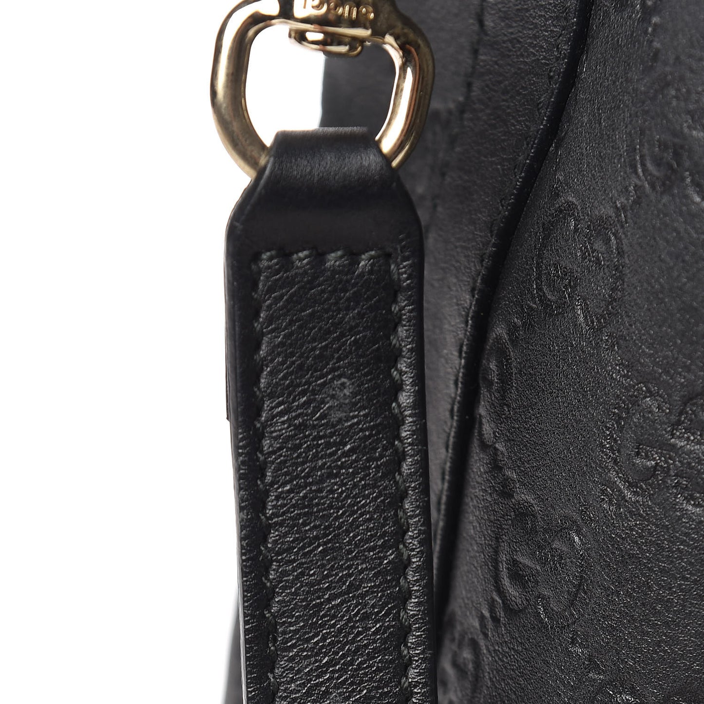 Guccissima Small Miss GG Hobo Black