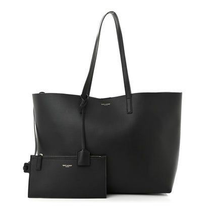Saint Laurent Calfskin Large Shopping Tote Black 1 of 11