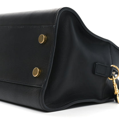 Saint Laurent Calfskin Monogram Baby Cabas Black 10 of 10