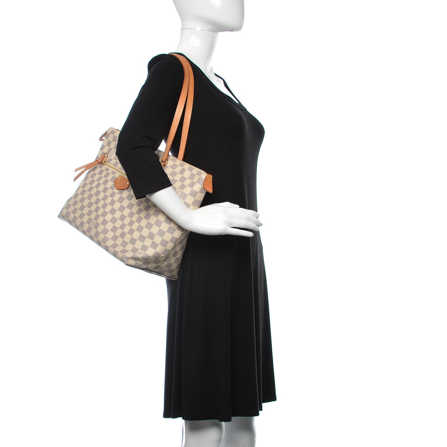 Louis Vuitton Damier Azur Iena MM 2 of 18